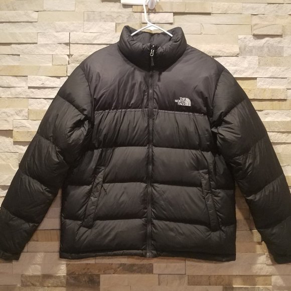 North Face Large Mens Retro 96 Nuptse 700 Down Winter Puffer Jacket Black Coat L